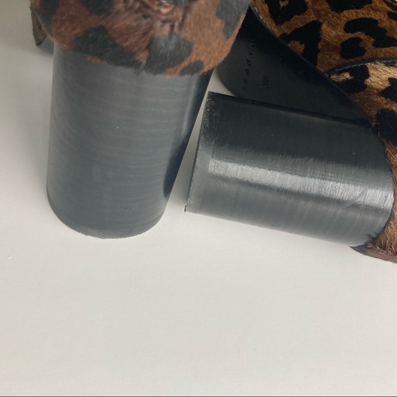 Sandro Sacha Leopard Ankle Boots - Picture 6 of 14